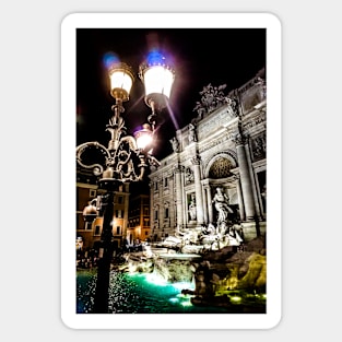 Italy, Rome and the Trevi Fountain Sticker